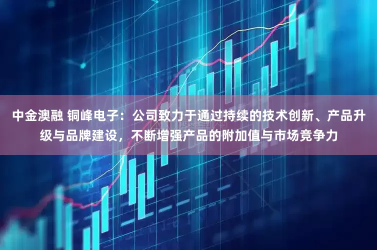 中金澳融 铜峰电子：公司致力于通过持续的技术创新、产品升级与品牌建设，不断增强产品的附加值与市场竞争力